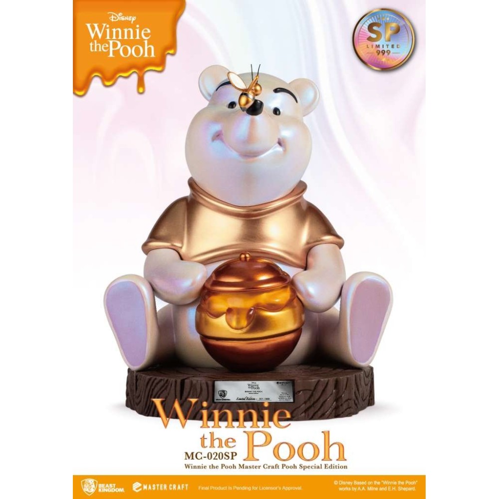 WINNIE THE POOH MASTER CRAFT POOH SPECIAL EDITION STATUA 40CM RESIN FIGURE BEAST KINGDOM