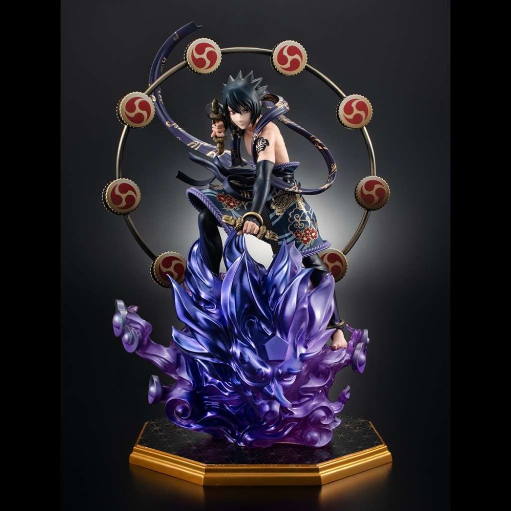 MEGAHOUSE NARUTO SHIPPUDEN SASUKE THUNDER GOD GEM STATUE FIGURE