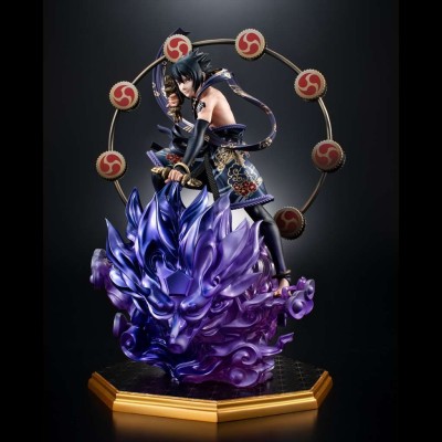 MEGAHOUSE NARUTO SHIPPUDEN SASUKE THUNDER GOD GEM STATUE FIGURE