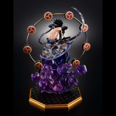 NARUTO SHIPPUDEN SASUKE THUNDER GOD GEM STATUA FIGURE MEGAHOUSE