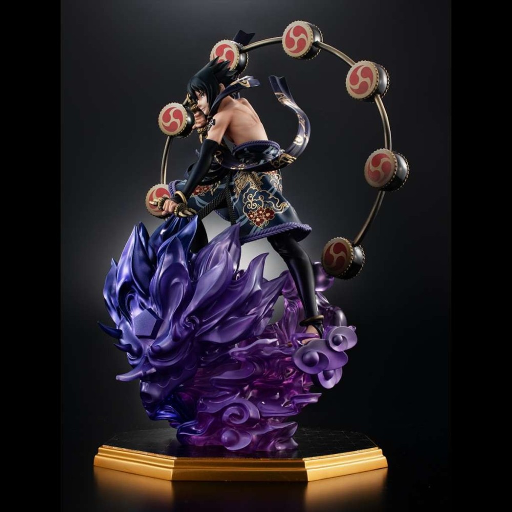 NARUTO SHIPPUDEN SASUKE THUNDER GOD GEM STATUA FIGURE MEGAHOUSE