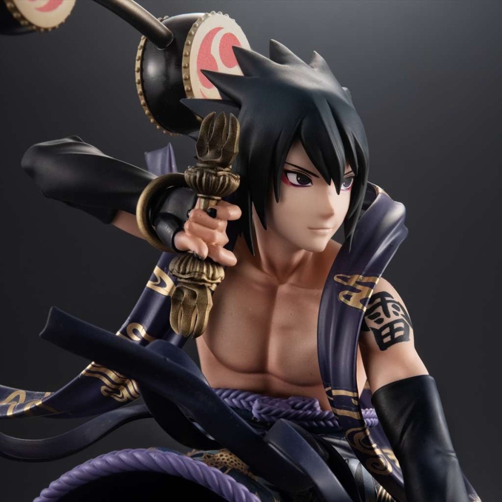 NARUTO SHIPPUDEN SASUKE THUNDER GOD GEM STATUA FIGURE MEGAHOUSE