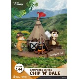 D-STAGE CAMPSITES SERIES CHIP 'N' DALE STATUA FIGURE DIORAMA BEAST KINGDOM