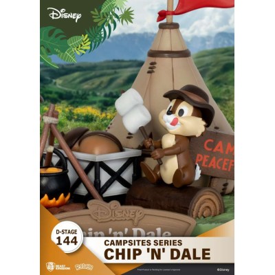 D-STAGE CAMPSITES SERIES CHIP 'N' DALE STATUA FIGURE DIORAMA BEAST KINGDOM