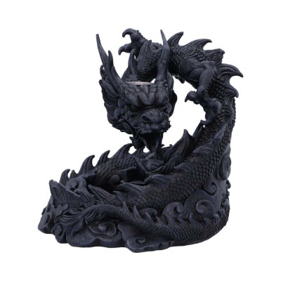 ASIAN DRAGON BACKFLOW BRUCIAINCENSO INCENSE BURNER NEMESIS NOW