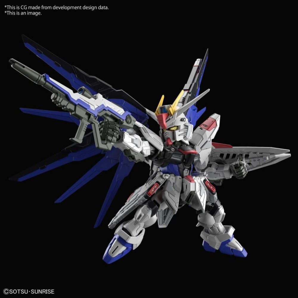 BANDAI MGSD GUNDAM ZGMF-X10A FREEDOM GUNDAM MODEL KIT FIGURE