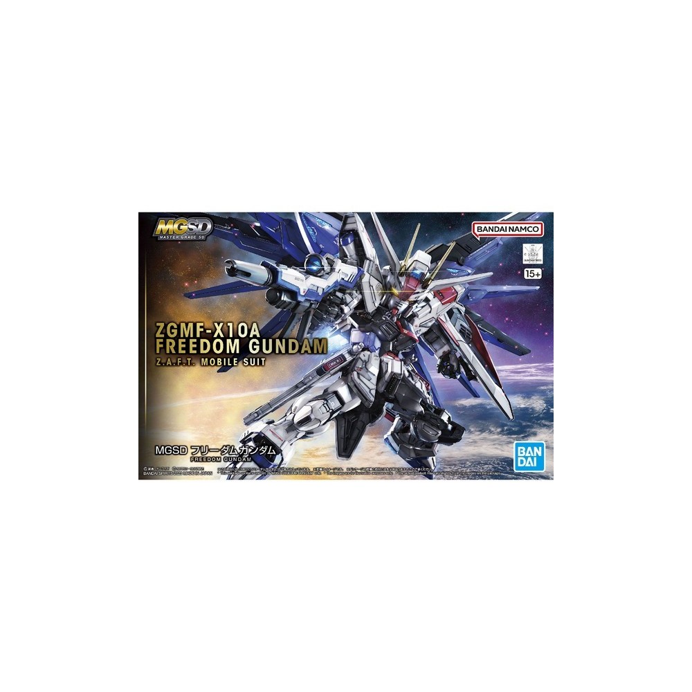 BANDAI MGSD GUNDAM ZGMF-X10A FREEDOM GUNDAM MODEL KIT FIGURE