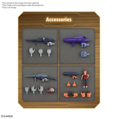 ROUND VERNIAN VIFAM SET 1 MODEL KIT FIGURE PLUM