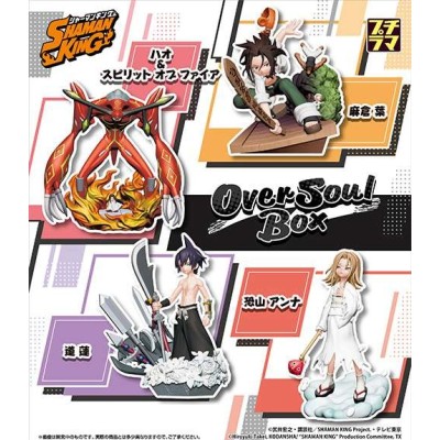 MEGAHOUSE PETITRAMA SHAMAN KING OVER SOUL BOX SET 4 MINI FIGURE