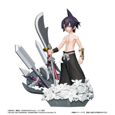 MEGAHOUSE PETITRAMA SHAMAN KING OVER SOUL BOX SET 4 MINI FIGURE