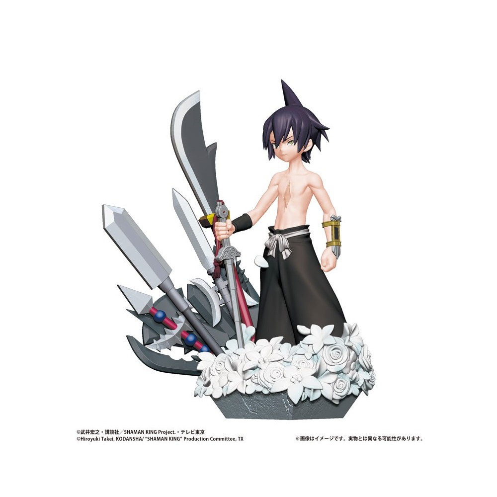 MEGAHOUSE PETITRAMA SHAMAN KING OVER SOUL BOX SET 4 MINI FIGURE