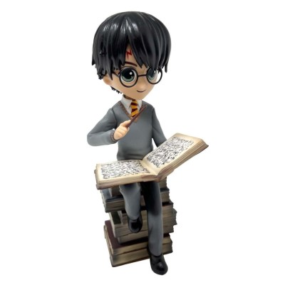 HARRY POTTER ON PILE OF SPELL FIGURE STATUA PLASTOY