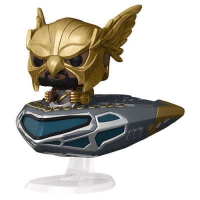 FUNKO FUNKO POP! BLACK ADAM HAWKMAN IN CRUISER BOBBLE HEAD KNOCKER FIGURE