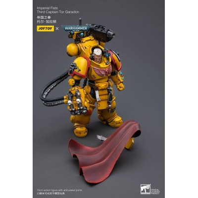 WARHAMMER 40000 IMPERIAL FISTS THIRD CAPTAIN TOR GARADON ACTION FIGURE JOY TOY (CN)