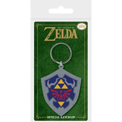 THE LEGEND OF ZELDA KEYCHAIN PORTACHIAVI HYRULIAN CREST IN GOMMA KEYRING PYRAMID INTERNATIONAL