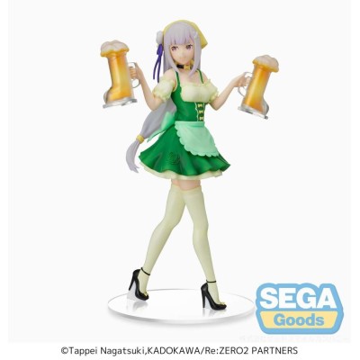 SEGA GOODS RE:ZERO EMILIA OKTOBERFEST SPM STATUE FIGURE