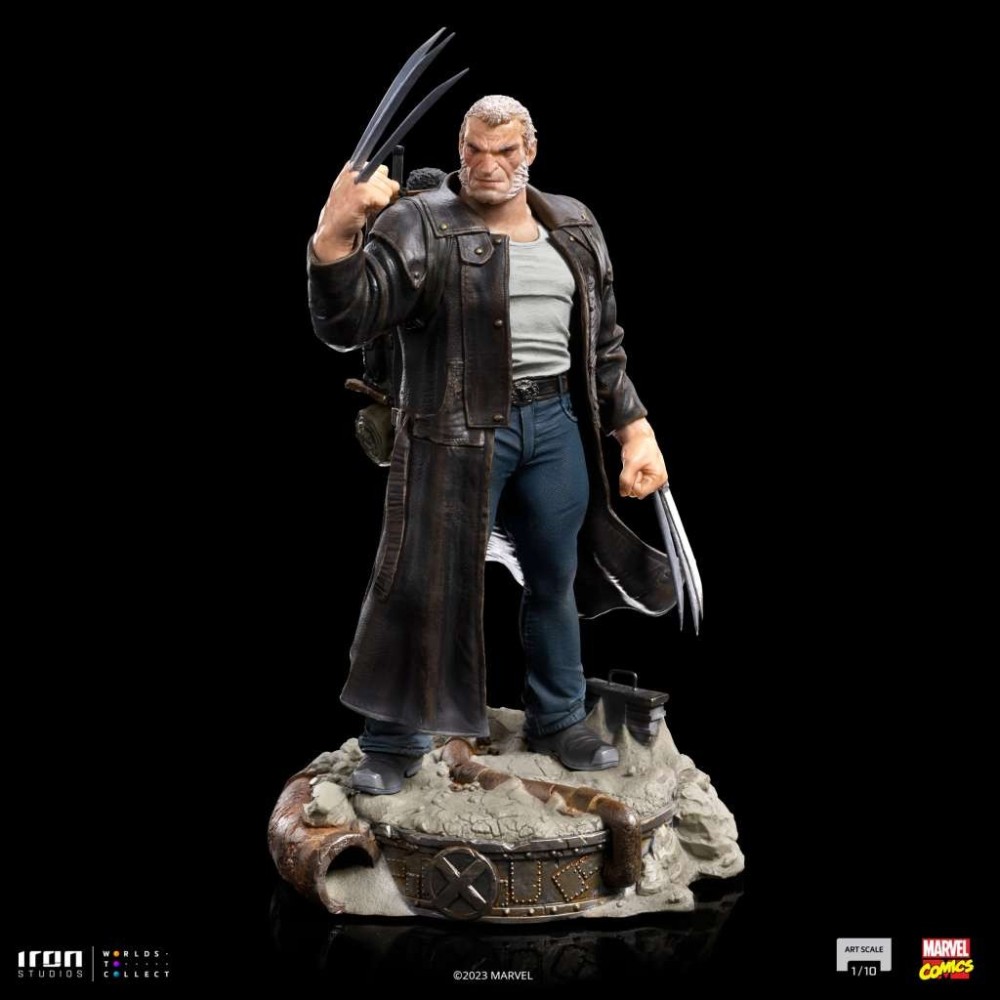 MARVEL COMICS X-MEN WOLVERINE OLD MAN LOGAN ART SCALE 1/10 STATUA FIGURE IRON STUDIOS