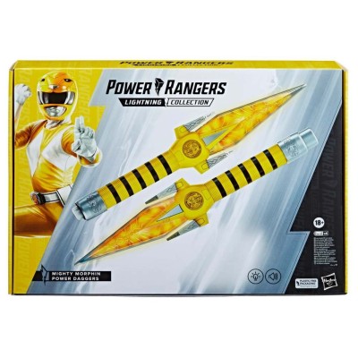 HASBRO POWER RANGERS LIGHTNING COLLECTION YELLOW RANGER POWER DAGGERS REPLICA