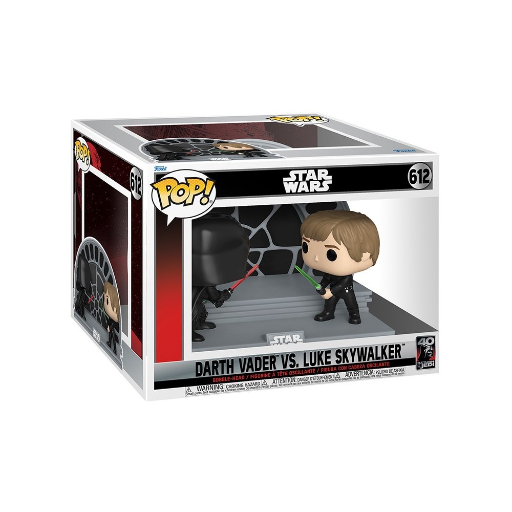 FUNKO STAR WARS POP! MOVIE MOMENTS DARTH VADER VS LUKE SKYWALKER DIORAMA FIGURE