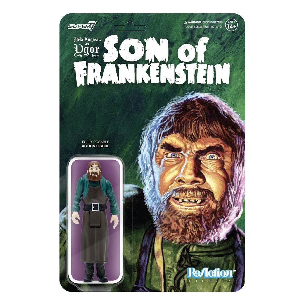SUPER7 UNIVERSAL MONSTERS SON OF FRANKENSTEIN YGOR REACTION ACTION FIGURE