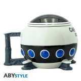 ABYSTYLE DRAGON BALL CAPSULE CORP SPACESHIP 3D MUG