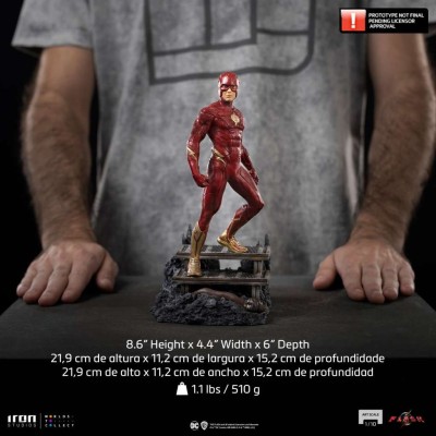 THE FLASH ART SCALE 1/10 STATUA FIGURE IRON STUDIOS