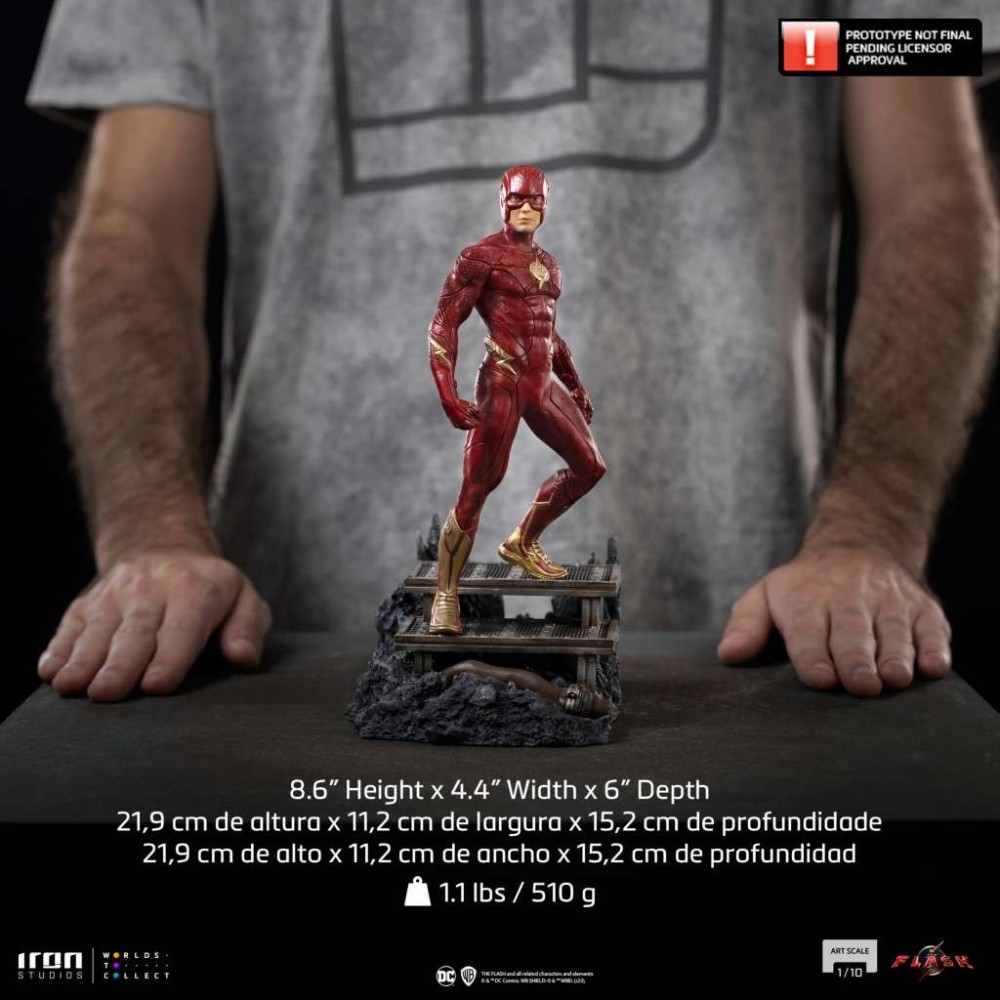 IRON STUDIOS THE FLASH ART SCALE 1/10 STATUE FIGURE
