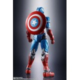 TECH-ON AVENGERS CAPTAIN AMERICA S.H. FIGUARTS ACTION FIGURE BANDAI