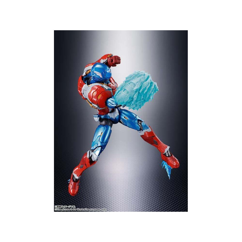 TECH-ON AVENGERS CAPTAIN AMERICA S.H. FIGUARTS ACTION FIGURE BANDAI
