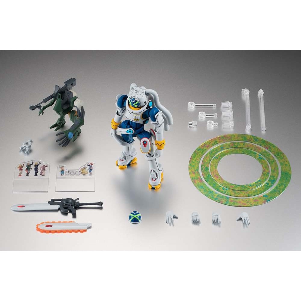 BANDAI ROBOT SPIRITS OVERMAN KING GAINER AND GATTIKO ACTION FIGURE