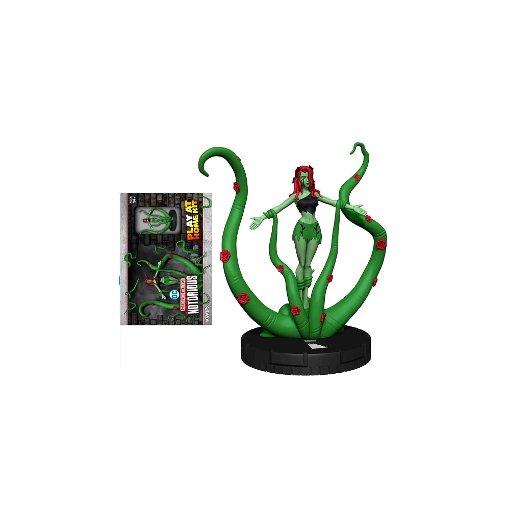 DC COMICS HEROCLIX NOTORIOUS POISON IVY PLAY AT HOME KIT WIZKIDS