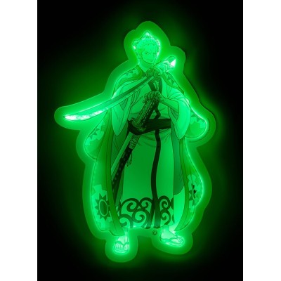 ONE PIECE ZORO WALL LED LAMP LAMPADA 40CM TEKNOFUN