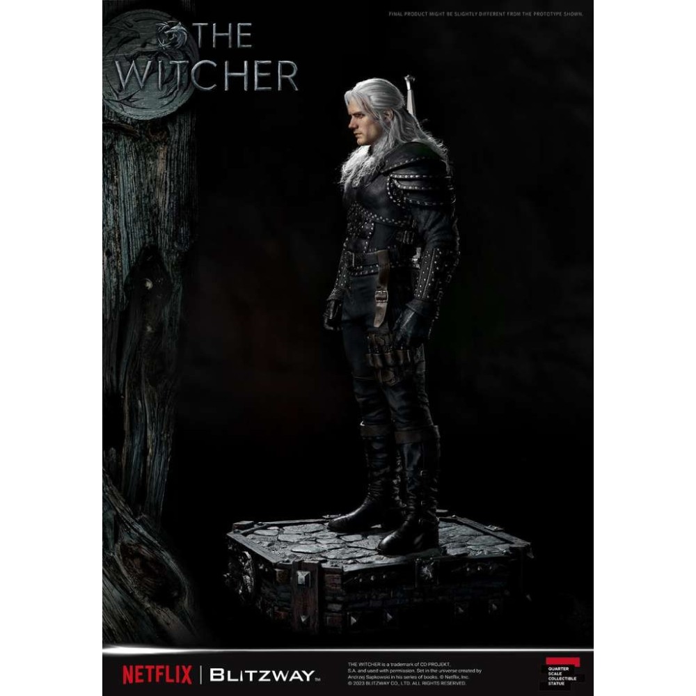 BLITZWAY THE WITCHER GERALT OF RIVIA 1/4 57CM STATUE FIGURE