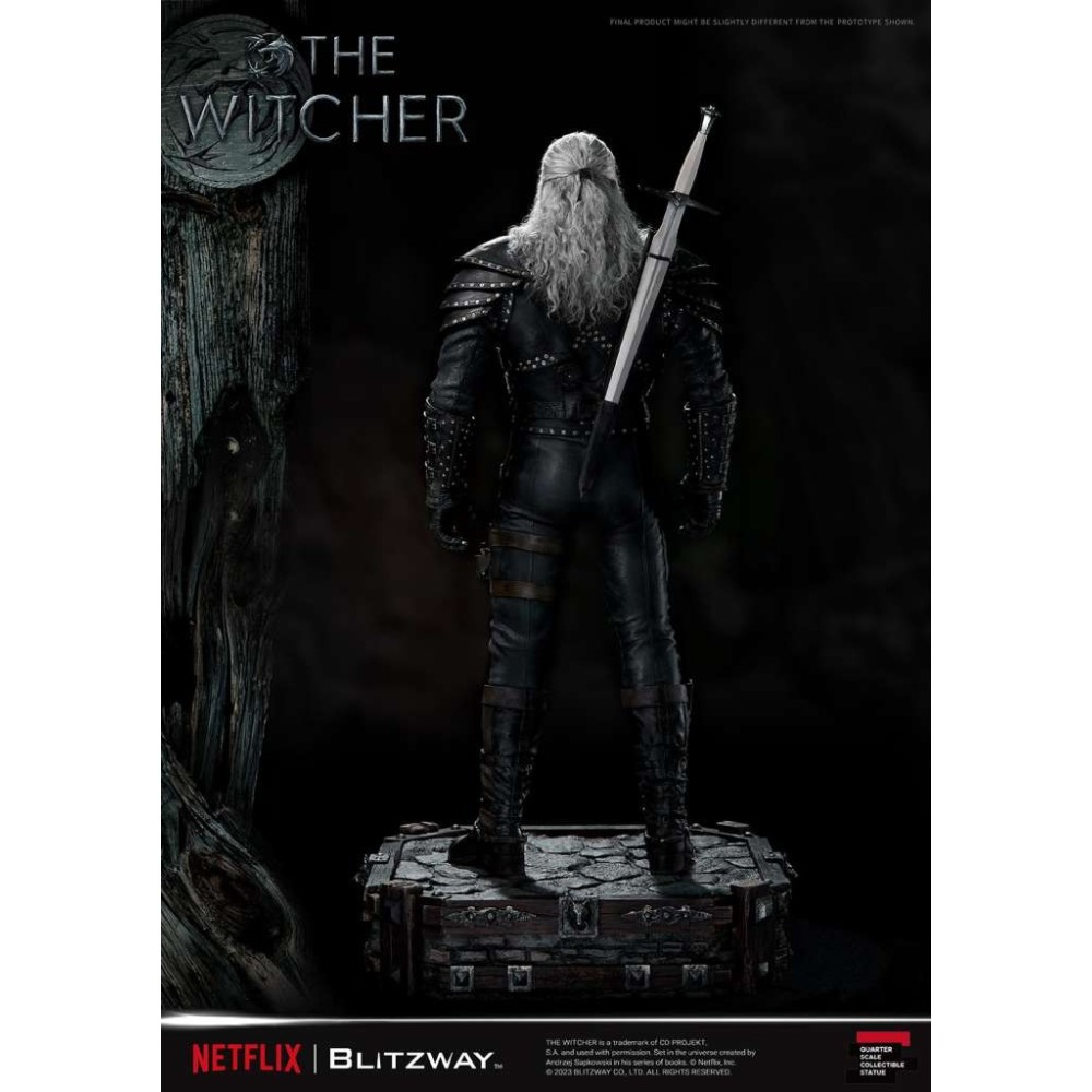 BLITZWAY THE WITCHER GERALT OF RIVIA 1/4 57CM STATUE FIGURE