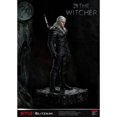 THE WITCHER GERALT OF RIVIA 1/4 57CM STATUA FIGURE BLITZWAY