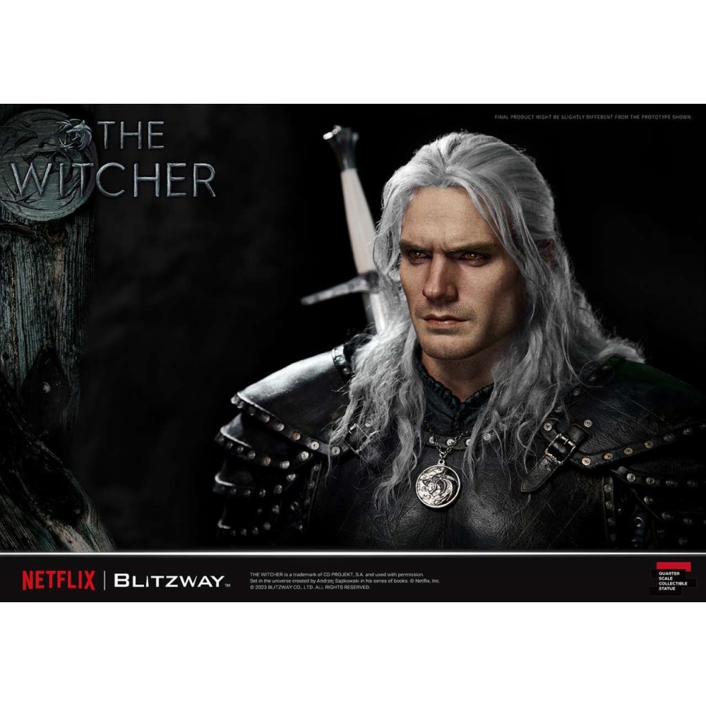 BLITZWAY THE WITCHER GERALT OF RIVIA 1/4 57CM STATUE FIGURE