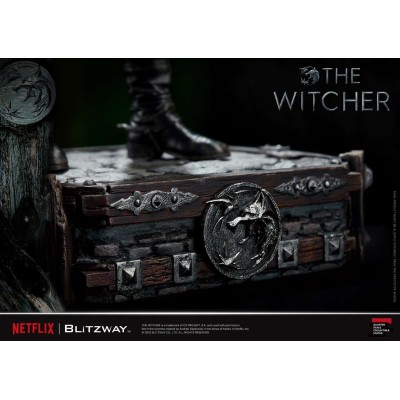 BLITZWAY THE WITCHER GERALT OF RIVIA 1/4 57CM STATUE FIGURE