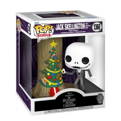 FUNKO POP! THE NIGHTMARE BEFORE CHRISTMAS JACK SKELLINGTON DELUXE BOBBLE HEAD FIGURE FUNKO