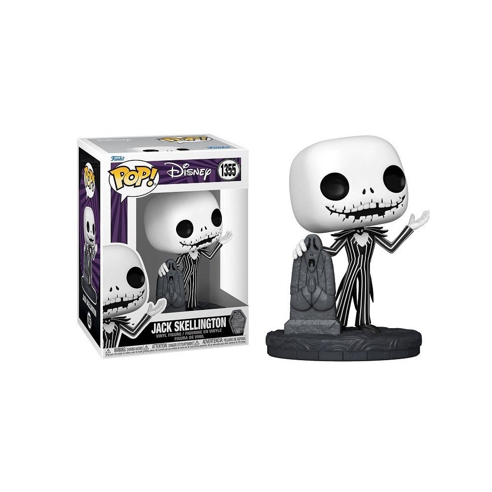 FUNKO POP! THE NIGHTMARE BEFORE CHRISTMAS JACK SKELLINGTON GRAVESTONE BOBBLE HEAD FIGURE FUNKO
