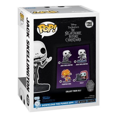 FUNKO POP! THE NIGHTMARE BEFORE CHRISTMAS JACK SKELLINGTON GRAVESTONE BOBBLE HEAD FIGURE FUNKO