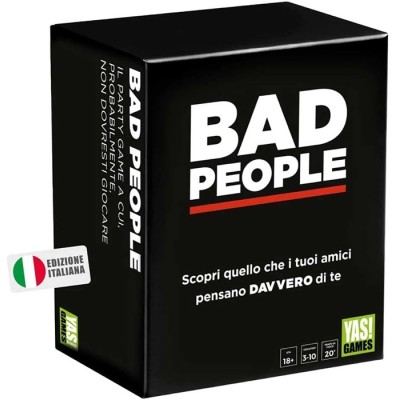 YAS! GAMES BAD PEOPLE ITALIAN BOARDGAME