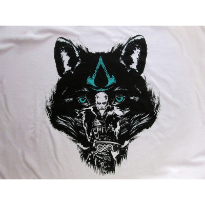 T SHIRT ASSASSIN'S CREED VALHALLA WOLF