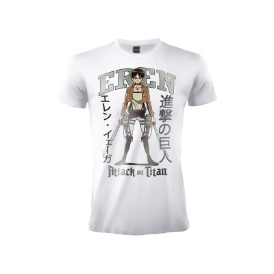 MAGLIA T SHIRT L'ATTACCO DEI GIGANTI EREN