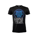 T SHIRT MARVEL BLACK PANTHER WAKANDA FOREVER