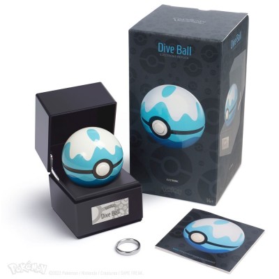 POKEMON POKEBALL DIVE BALL REPLICA DIECAST WAND COMPANY