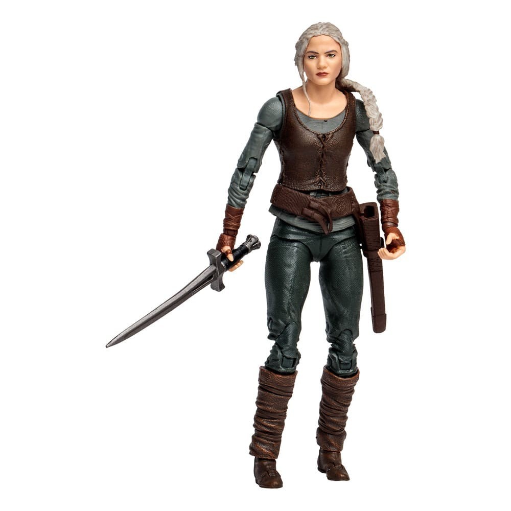 THE WITCHER CIRI & GERALT OF RIVIA 18CM ACTION FIGURE MC FARLANE