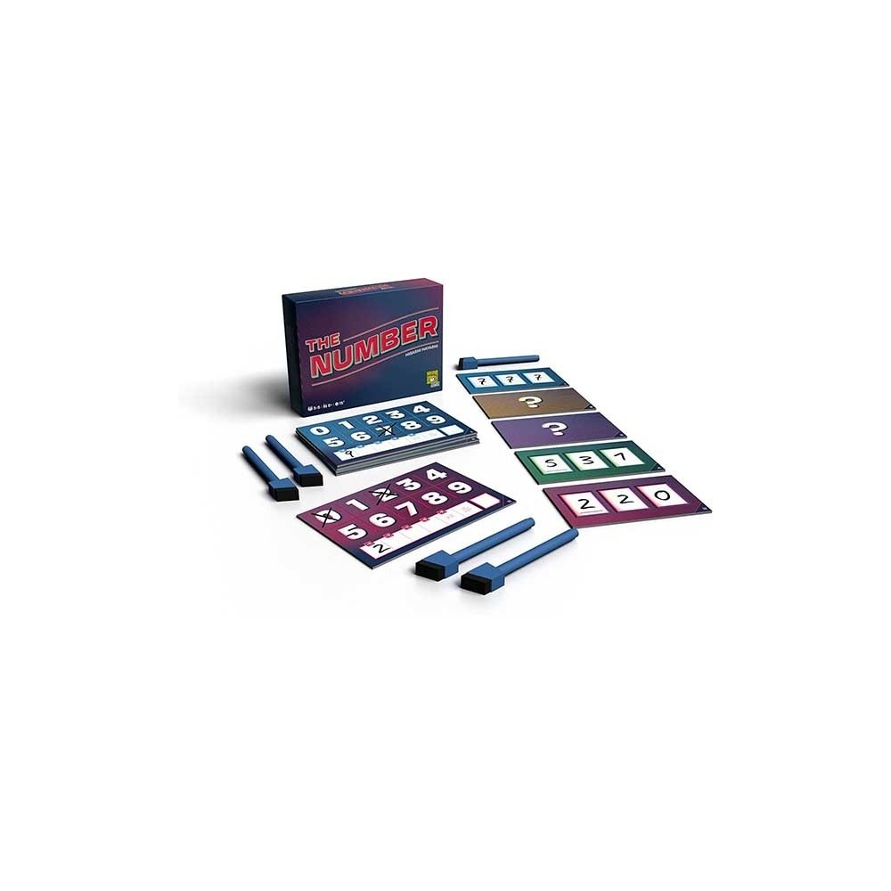 ASMODEE THE NUMBER ITALIAN BOARDGAME