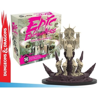 EPIC ENCOUNTERS TOWER OF LICH EMPRESS SET MINIATURE STEAMFORGED GAMES