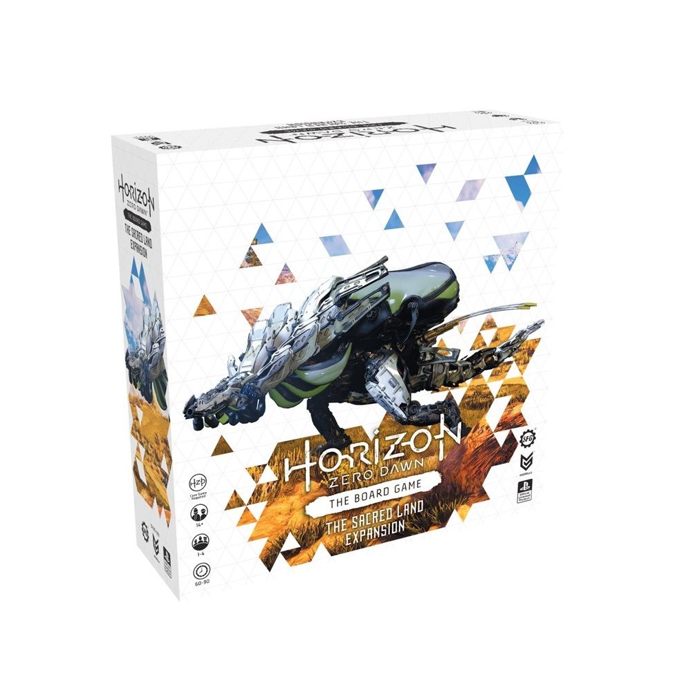 STEAMFORGED GAMES cHORIZON ZERO DAWN THE SACRED LAND EXPANSION BOARD GAME ENGLISH