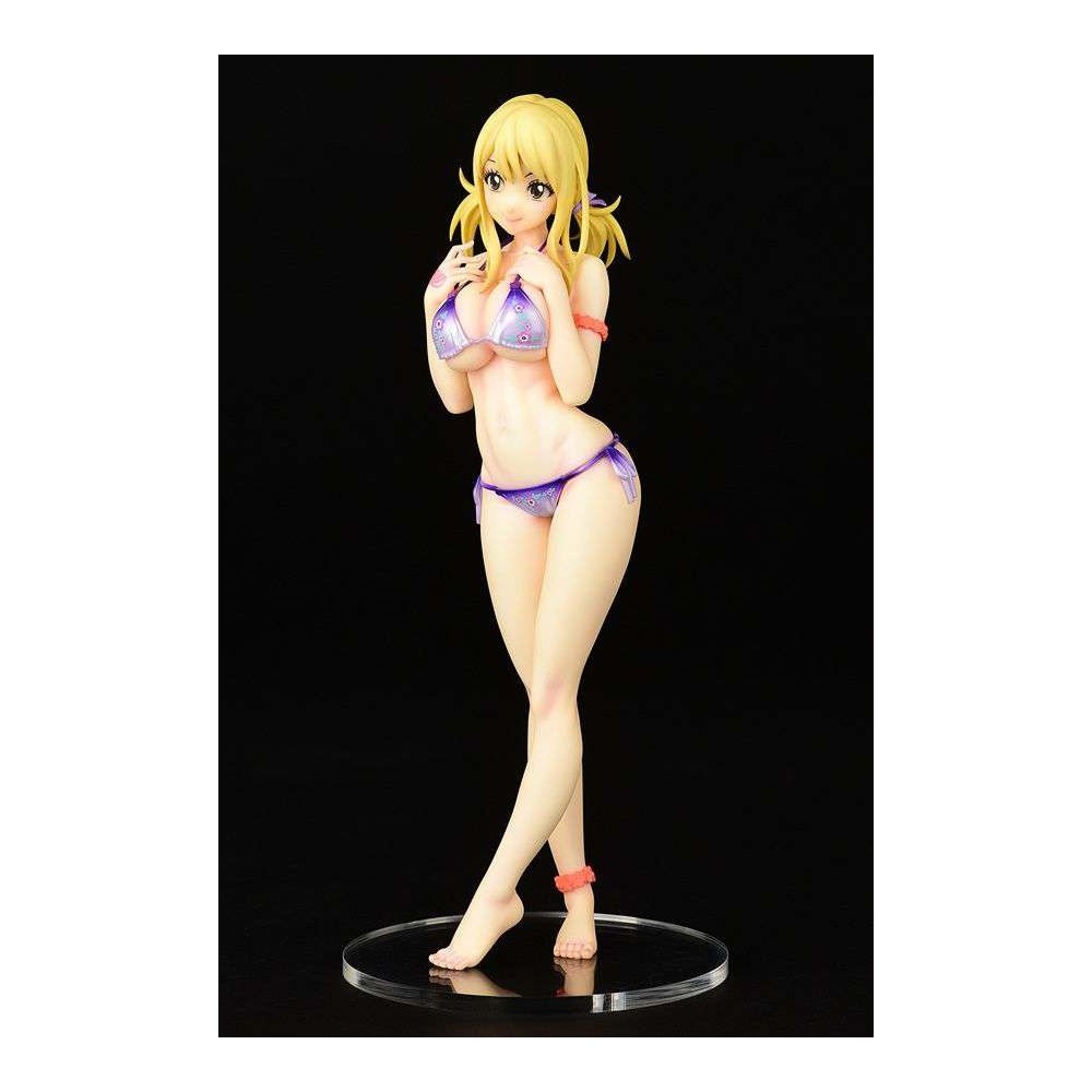 FAIRY TAIL LUCY HEARTFILIA SWIMSUIT PURE IN HEART TWIN TAIL 27CM STATUA FIGURE ORCA TOYS